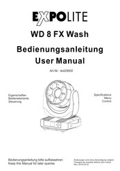Expolite WD8 FX Wash User Manual