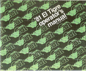 Arctic Cat EL TIGRE 5000 1981 Operator's Manual