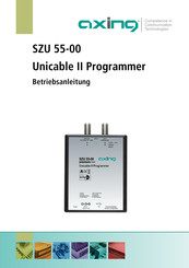 axing Premium-line SZU 55-00 Unicable II Programmer Operation Instructions Manual