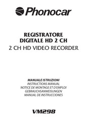 Phonocar VM298 Instruction Manual