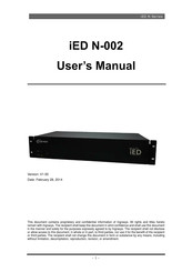 Ingrasys iED N-002 User Manual