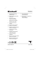 EINHELL TC-GG 30 Operating Instructions Manual