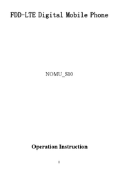 Nomu S10 Operation Instruction Manual