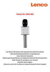 LENCO BMC-080 User Manual