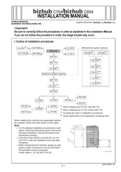 Konica Minolta bizhub C764 Installation Manual