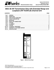 Charles 3653-36 Manual