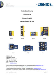 Denios P44 User Manual