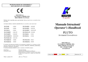 Kolver PLUTO08 ANG Operator's Handbook Manual