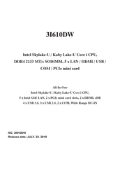 Lex System 3I610DW User Manual