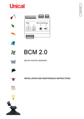 Unical BCM 2.0 Installation And Maintenance Instructions Manual