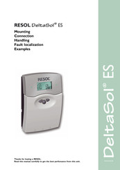 Resol DeltaSol ES Manual