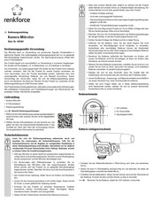 renkforce 1407921 Operating Instructions Manual