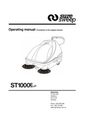 Sure Sweep ST1000E with TRS Operating Manual