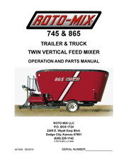 Roto-Mix 865 Operation And Parts Manual