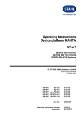 Stahl MT-567 Operating Instructions Manual