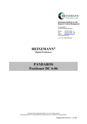 Heinzmann PANDAROS DC 6-06 Manual