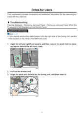 Ricoh D180 Operating Instructions Manual