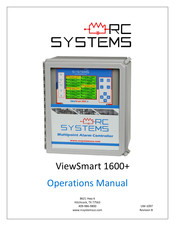 RC Systems ViewSmart 1600+ Operation Manual