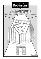 Robinsons Victorian 'RICLIFFE' 15 Assembly Instructions Manual