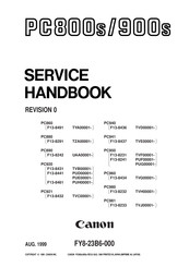 Canon PC800 Series Service Handbook