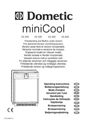 Dometic miniCool Series Operating Instructions Manual
