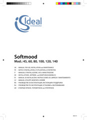Ideal Standard Softmood 80 Manual For Use, Installation And Maintenance