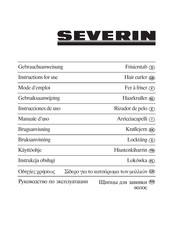SEVERIN FS-6807 Instructions For Use Manual