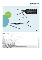 Otto Bock Myo Plus TR Instructions For Use Manual