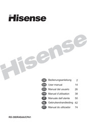 Hisense RD-39DR4SAA/CPA1 User Manual