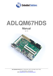Embedded ADLQM67HDS Manual