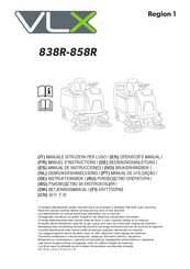 VLX 858R Operator's Manual