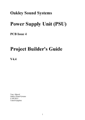 Oakley Sound PSU Builder's Manual