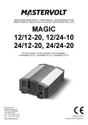Mastervolt 24/12-20 User Manual