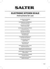 Salter 1060 Instructions For Use Manual
