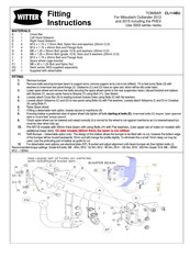 Witter CL114BU Fitting Instructions