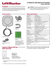 Chamberlain LMSC1000 Installation Manual