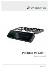 Swedstyle Memory T Operating Manual