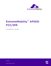 EXTREMEMOBILITY AP505i Installation Manual