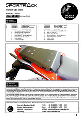 Hepco & Becker SportRack Quick Manual