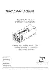 Robert Juliat 1800W MSR Technical File