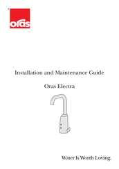 Oras Electra 6332F Installation And Maintenance Manual