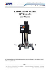 BEVS BEVS 2501 5A User Manual