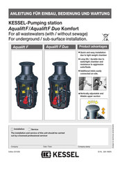 Kessel Aqualift F Installation Manual