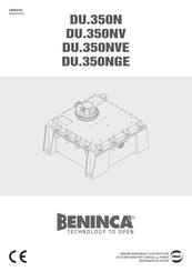 Beninca DU.350NGE Quick Manual