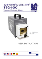 Huntingdon Fusion Techniques Techweld MultiStrike TEG-1000 User Instructions
