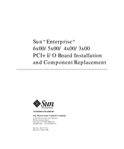 Sun Microsystems Enterprise 6 00 Series Installation And Replacement