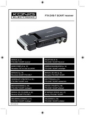 König FTA DVB-T SCART receiver Manual