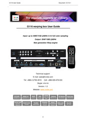 GeoBox G116 User Manual