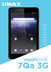 UMAX Technologies VisionBook 7Qa 3G Quick Manual