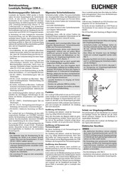 EUCHNER CEM-A-BE05 Operating Instructions Manual
